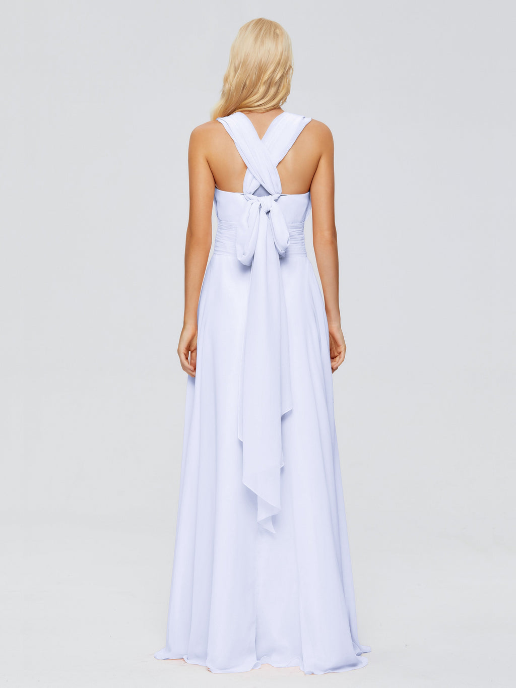 Ximena Straps Ribbon Chiffon Bridesmaid Dresses