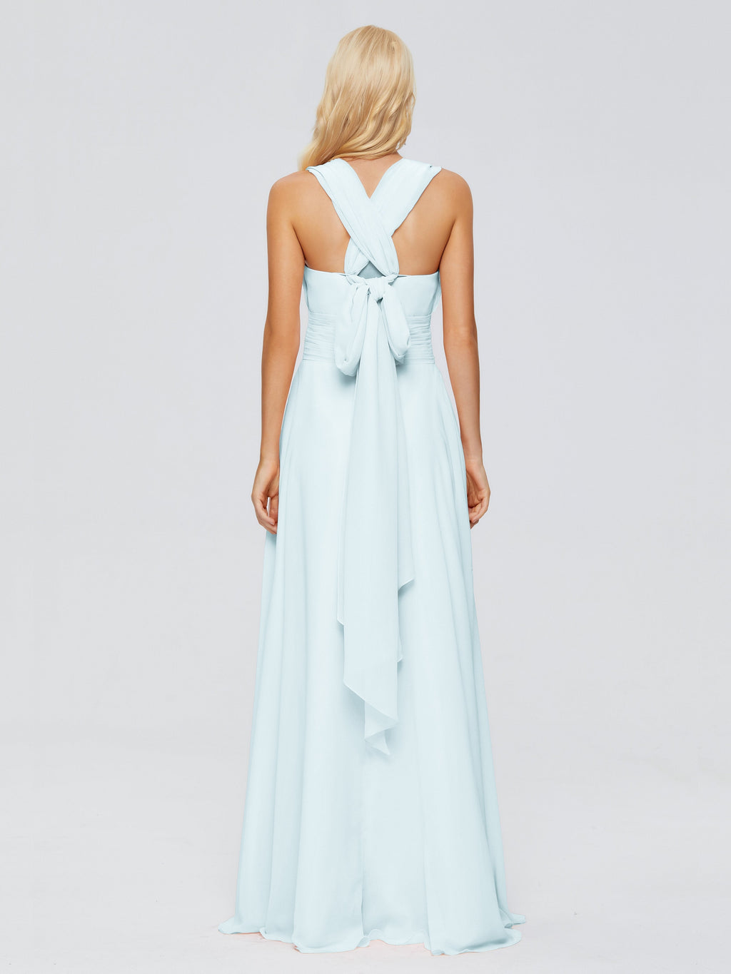 Ximena Straps Ribbon Chiffon Bridesmaid Dresses