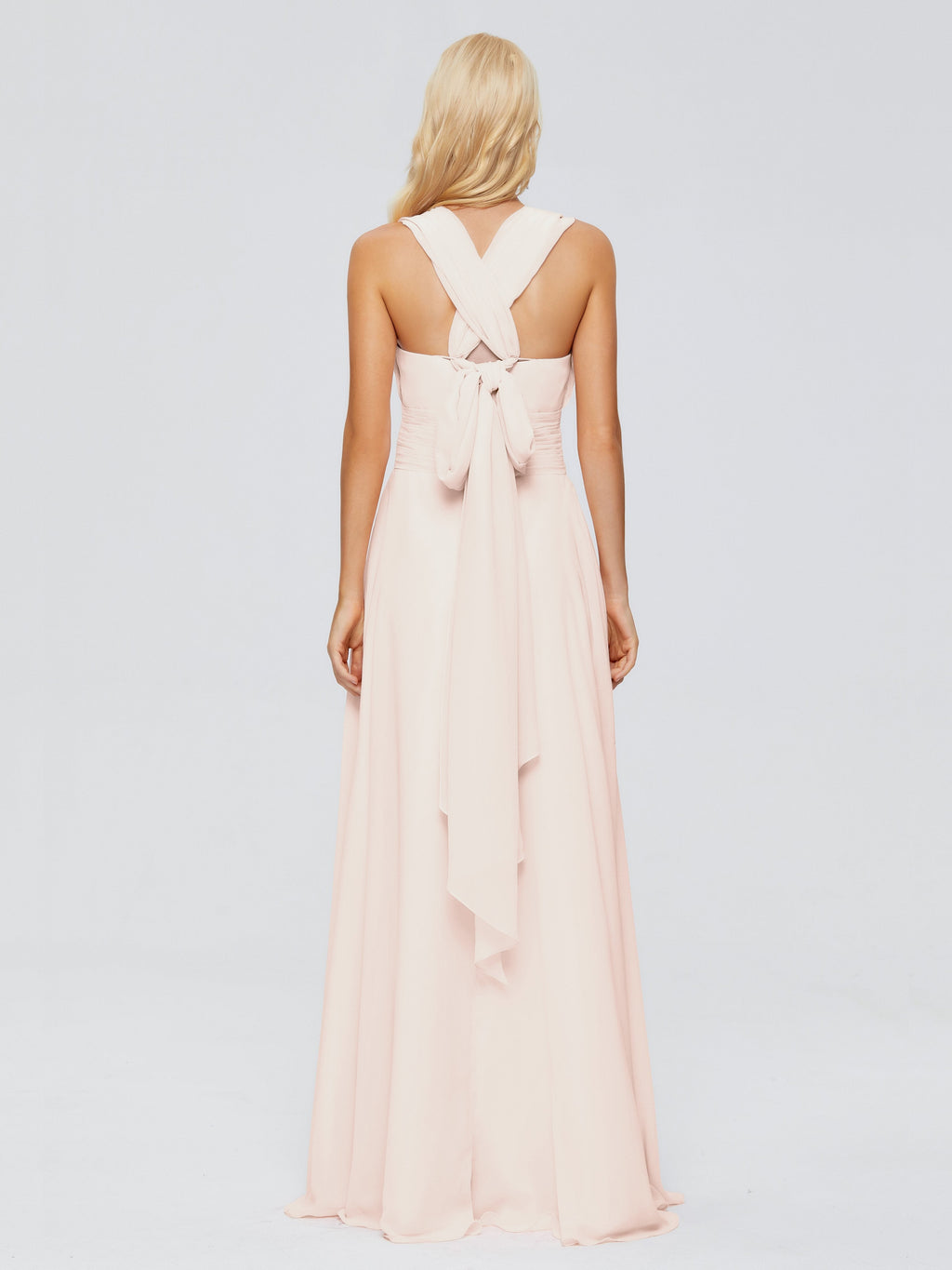Ximena Straps Ribbon Chiffon Bridesmaid Dresses