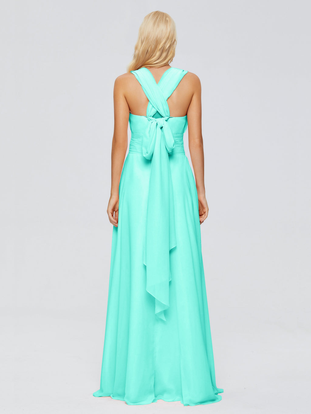 Ximena Straps Ribbon Chiffon Bridesmaid Dresses
