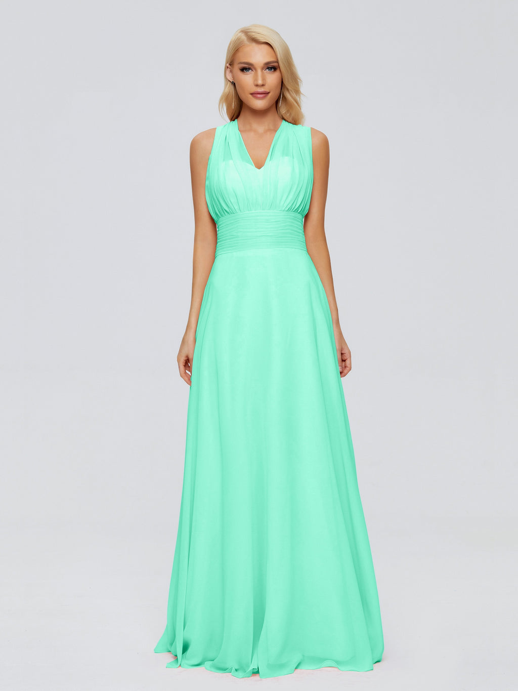 Ximena Straps Ribbon Chiffon Bridesmaid Dresses