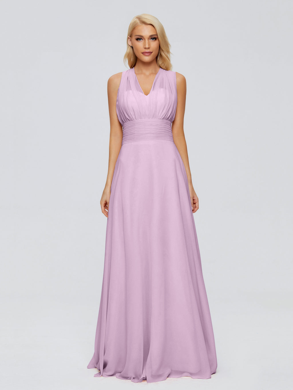 Ximena Straps Ribbon Chiffon Bridesmaid Dresses