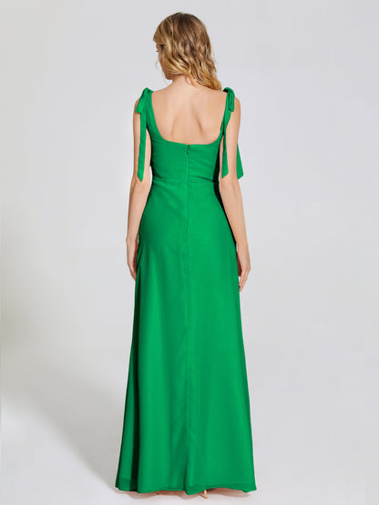 Michelle Detachable Bow-knot Square Bridesmaid Dress