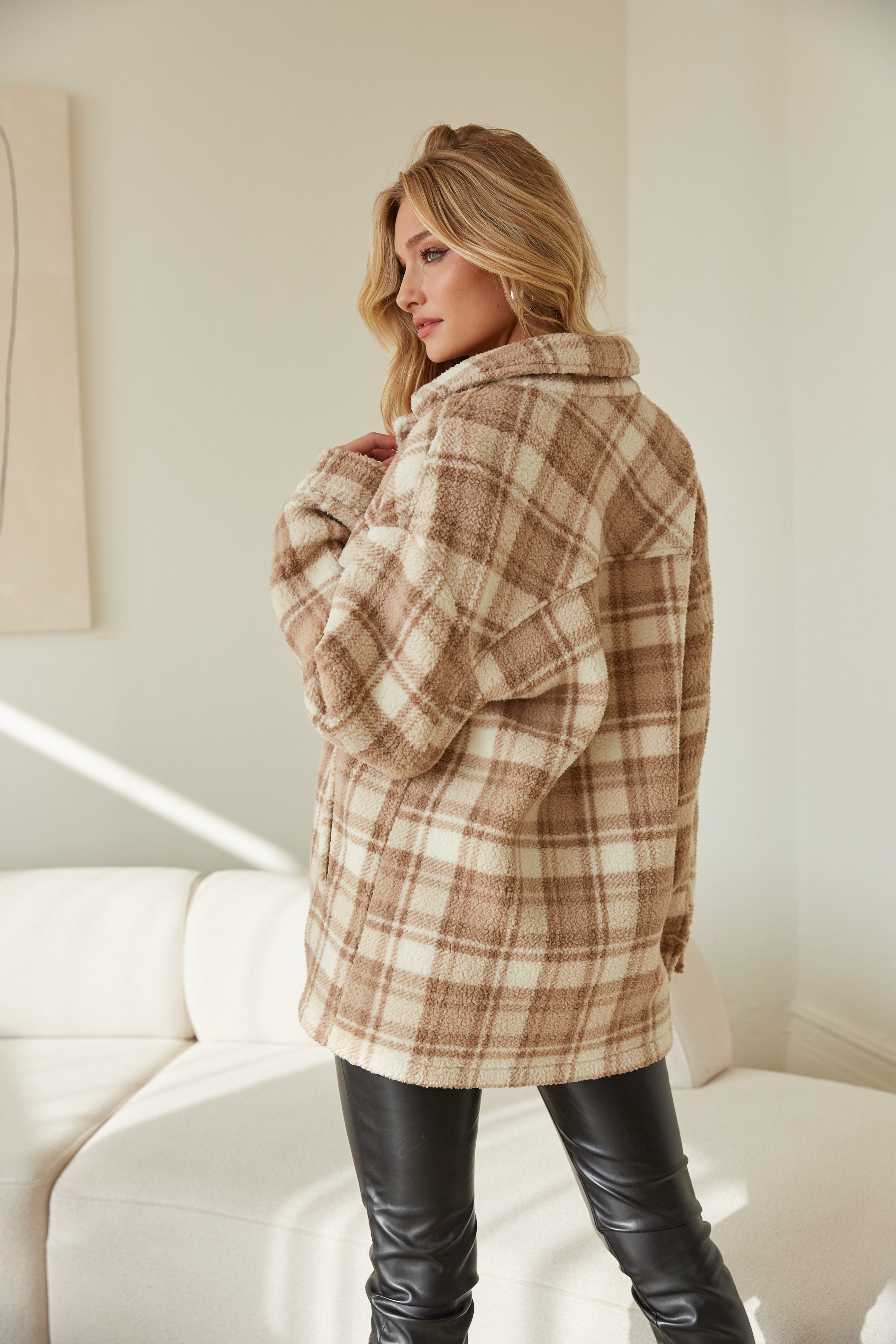 Dezi Plaid Shacket