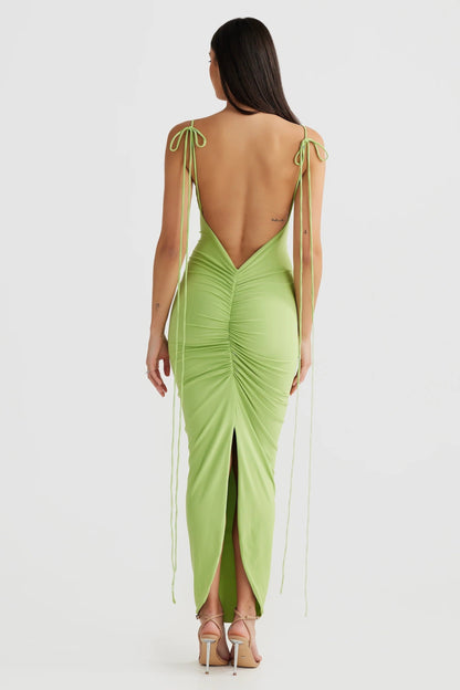 Cleo Dress - Lime