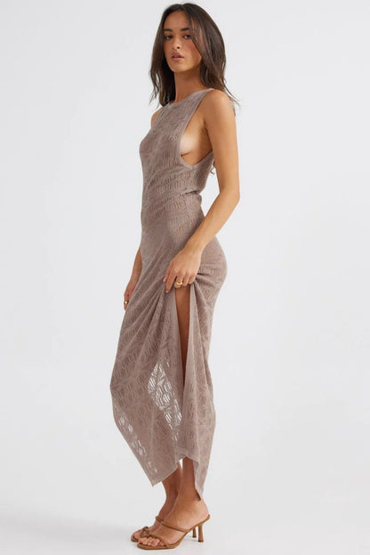 Aelia Maxi Dress - Mocha