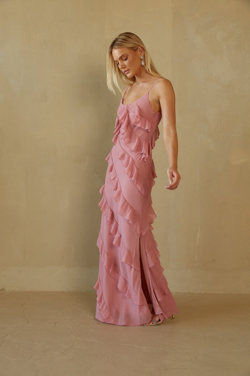 Elizabeth Tiered Ruffle Maxi Dress