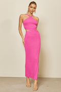 Ferne Midi Dress - Fuchsia