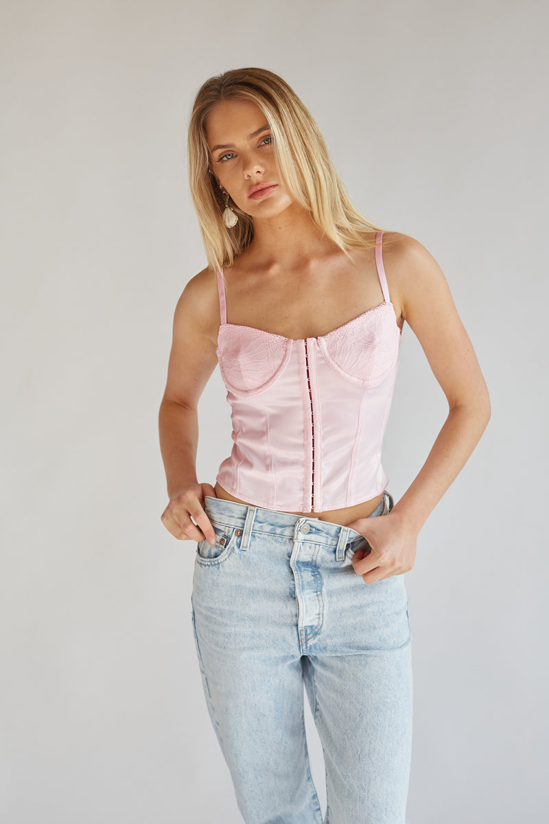 Gracey Lace Corset Top