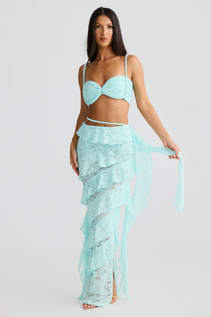 Ahria Top - Aqua