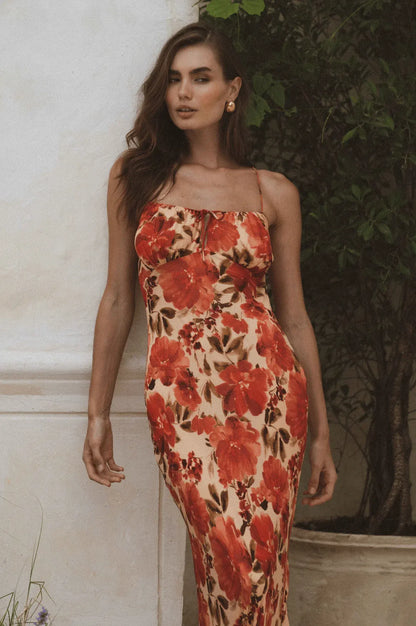 Marta Maxi Dress - Camellia Floral