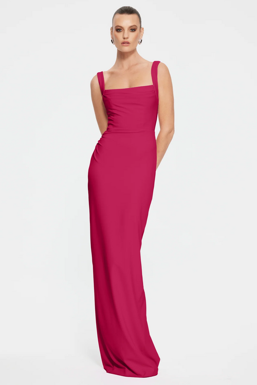 Marbella Gown - Raspberry