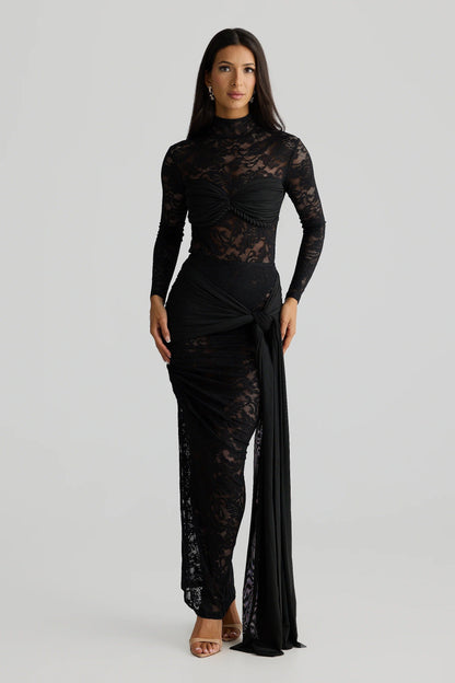 Clara Bodysuit - Black Lace