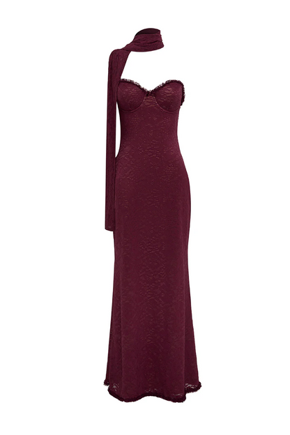 Amana Maxi Dress - Wine