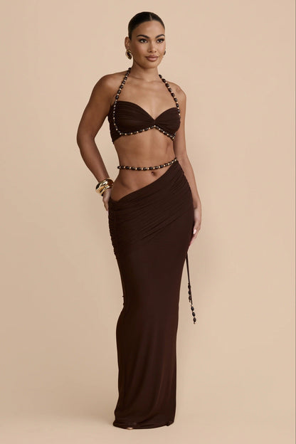 Ilia Skirt - Espresso Brown