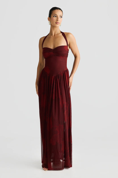 Flora Dress - Marble Print