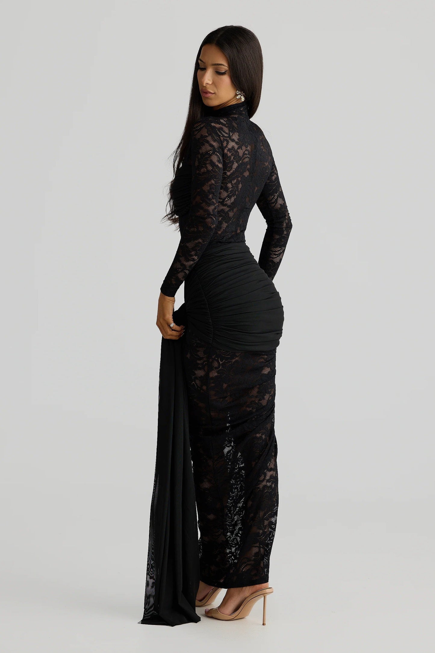 Celeste Skirt - Black Lace