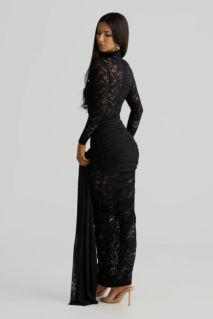 Celeste Skirt - Black Lace