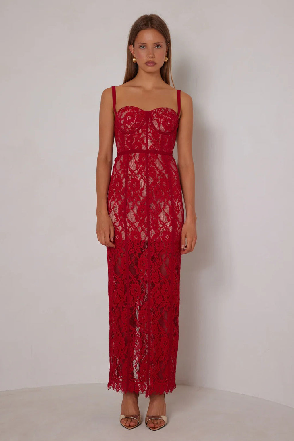Alessandra Dress - Red