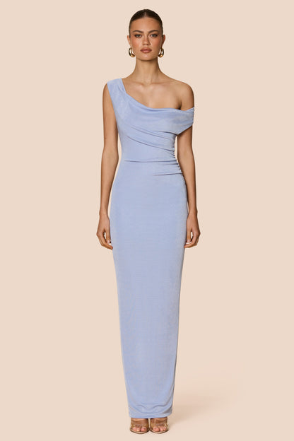 Nookie Crush Drape Maxi Dress - Lavendar
