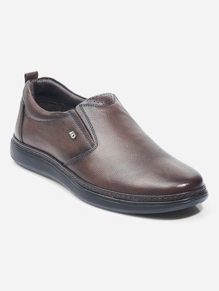Men Brown Formal (ID2225)-Formals - iD Shoes