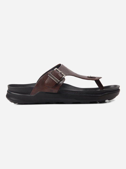 Men's Brown Thong Sandal (ID4226)-Sandals/Slippers - iD Shoes