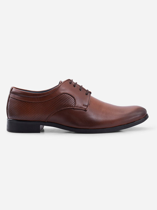 Men's Tan Regular Toe Lace up Formal (IX1098)
