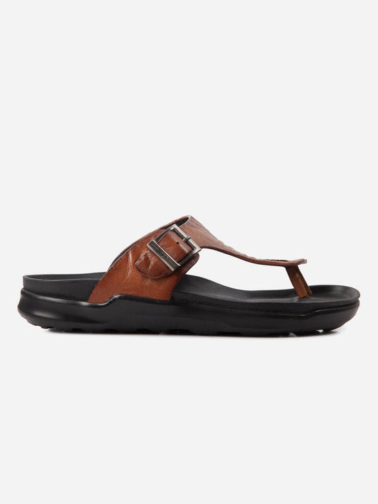 Men's Tan Thong Sandal (ID4226)-Sandals/Slippers - iD Shoes