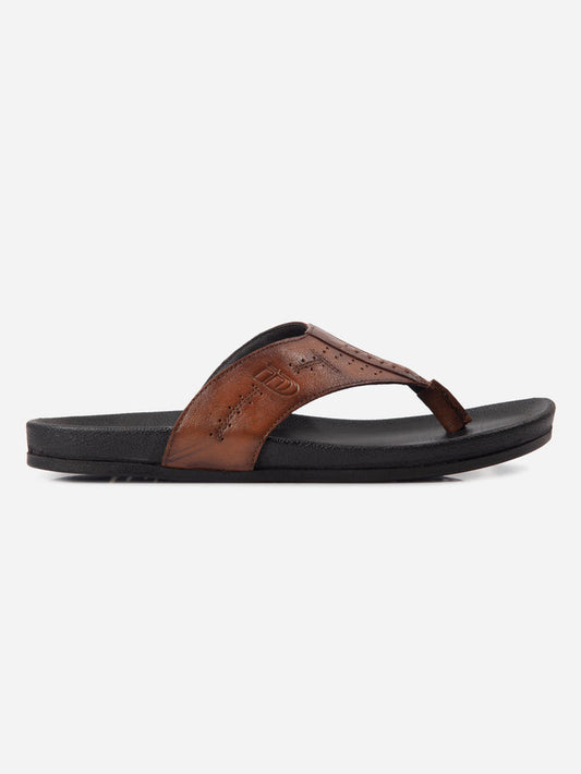 Men's Tan Thong Sandal (ID4228)-Sandals/Slippers - iD Shoes