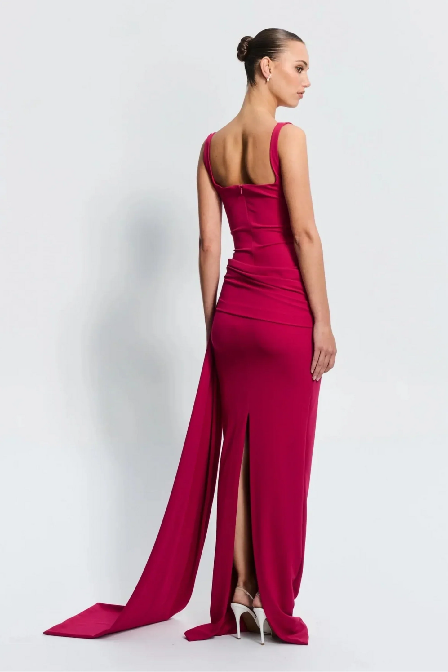 Merle Gown - Raspberry
