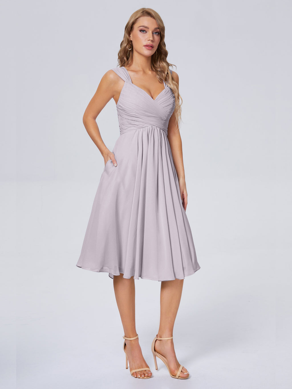 Mya Best Short Bridesmaid Dresses With Bowknot