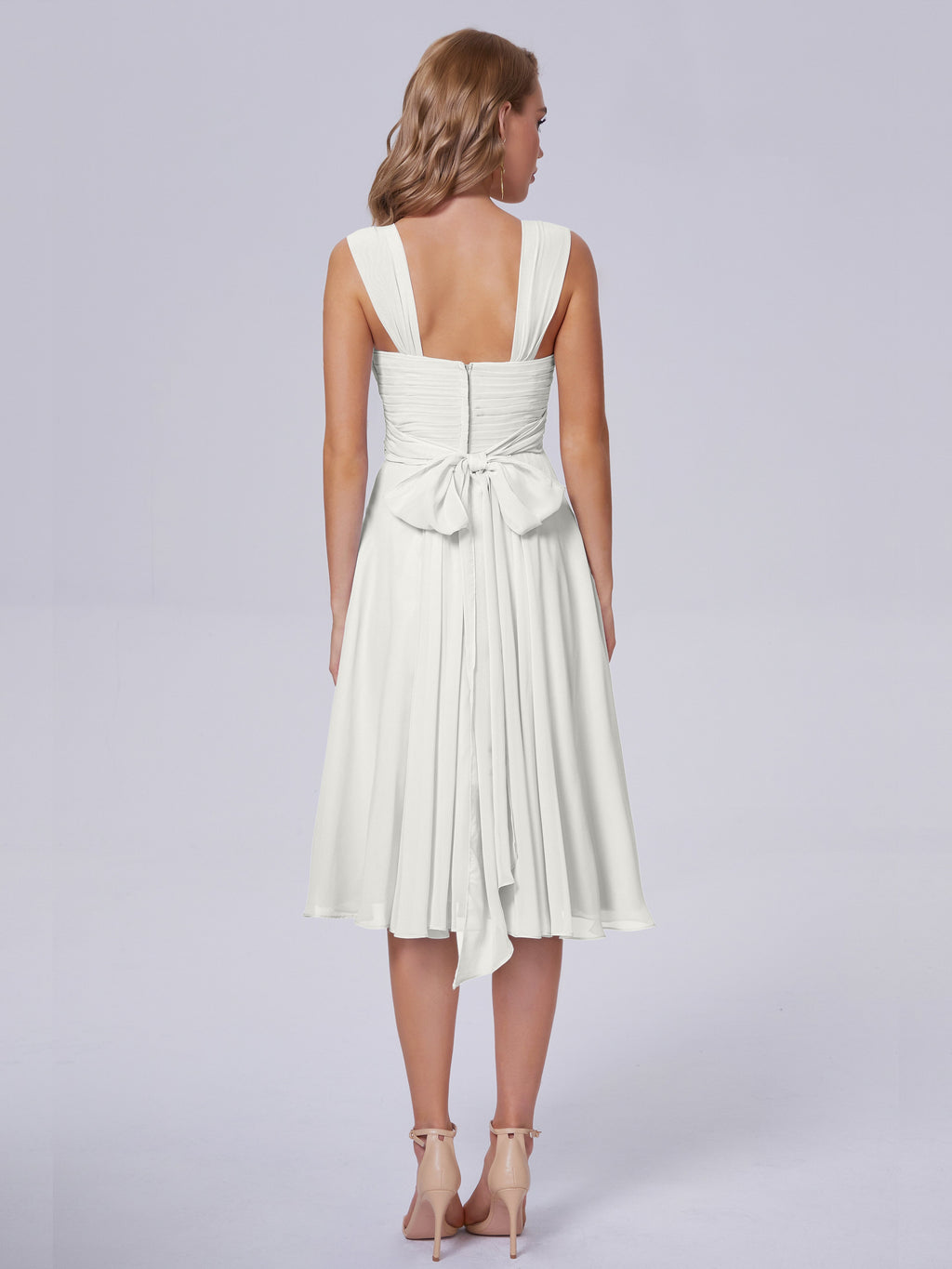 Mya Best Short Bridesmaid Dresses With Bowknot
