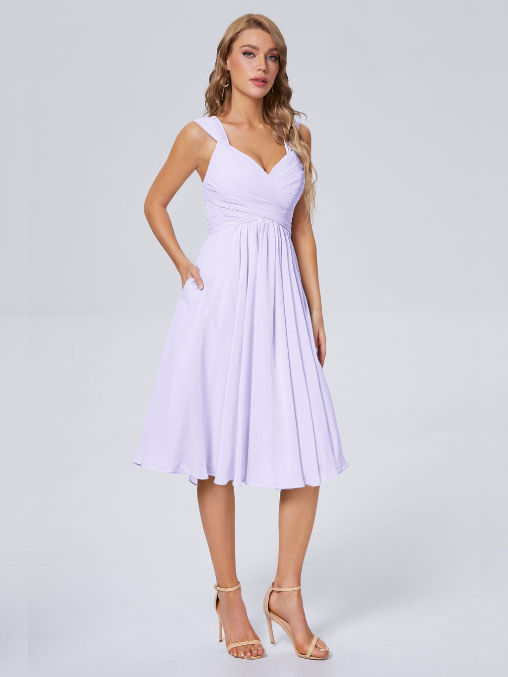 Mya Best Short Bridesmaid Dresses With Bowknot