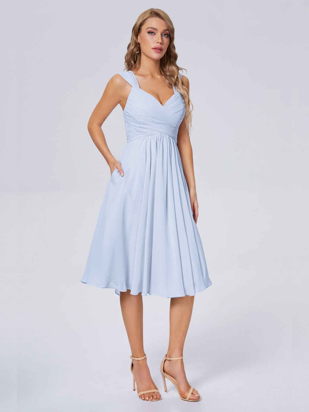Mya Best Short Bridesmaid Dresses With Bowknot