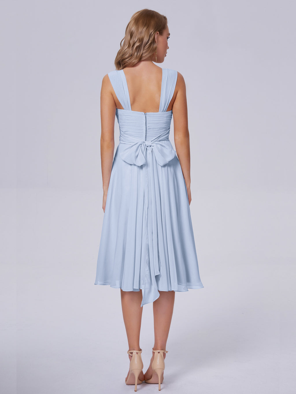 Mya Best Short Bridesmaid Dresses With Bowknot
