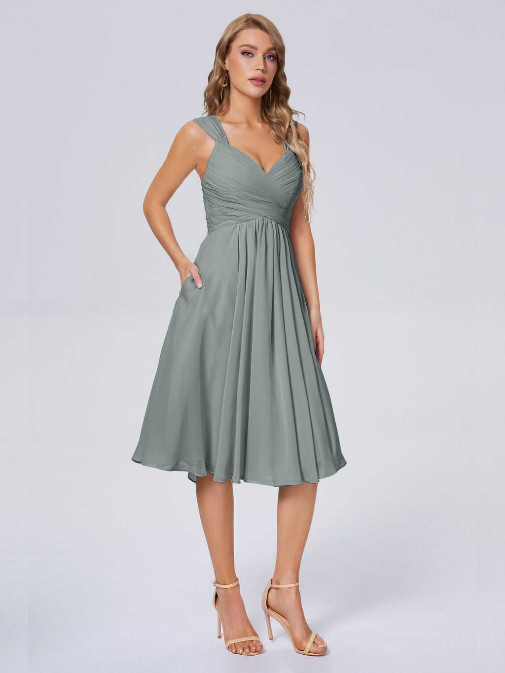 Mya Best Short Bridesmaid Dresses With Bowknot