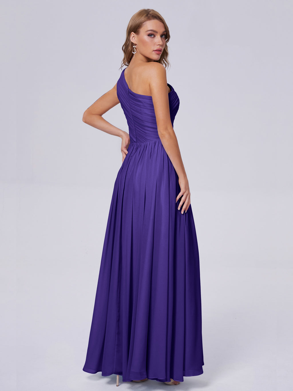 Paige Inexpensive One Shoulder Chiffon Bridesmaid Dresses