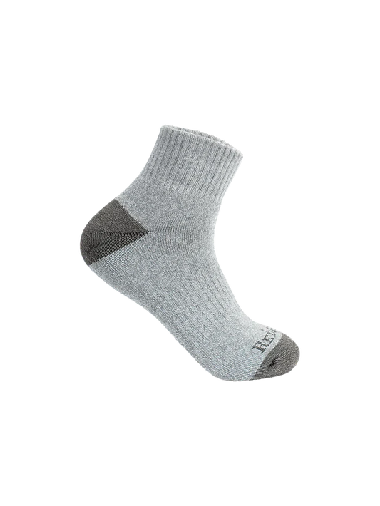 Redback Men’s Bamboo Quarter Sock Light Grey