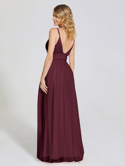 Alayna Spaghetti Straps Tulle Bridesmaid Dress