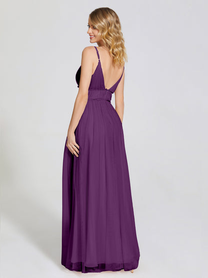 Alayna Spaghetti Straps Tulle Bridesmaid Dress
