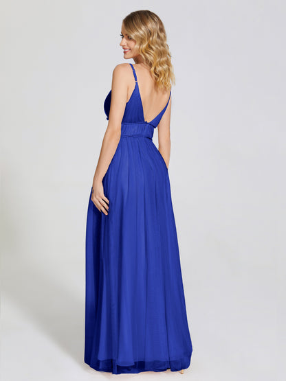 Alayna Spaghetti Straps Tulle Bridesmaid Dress