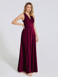 Brooklynn Straps Velvet Bridesmaid Dress With Empire Waist