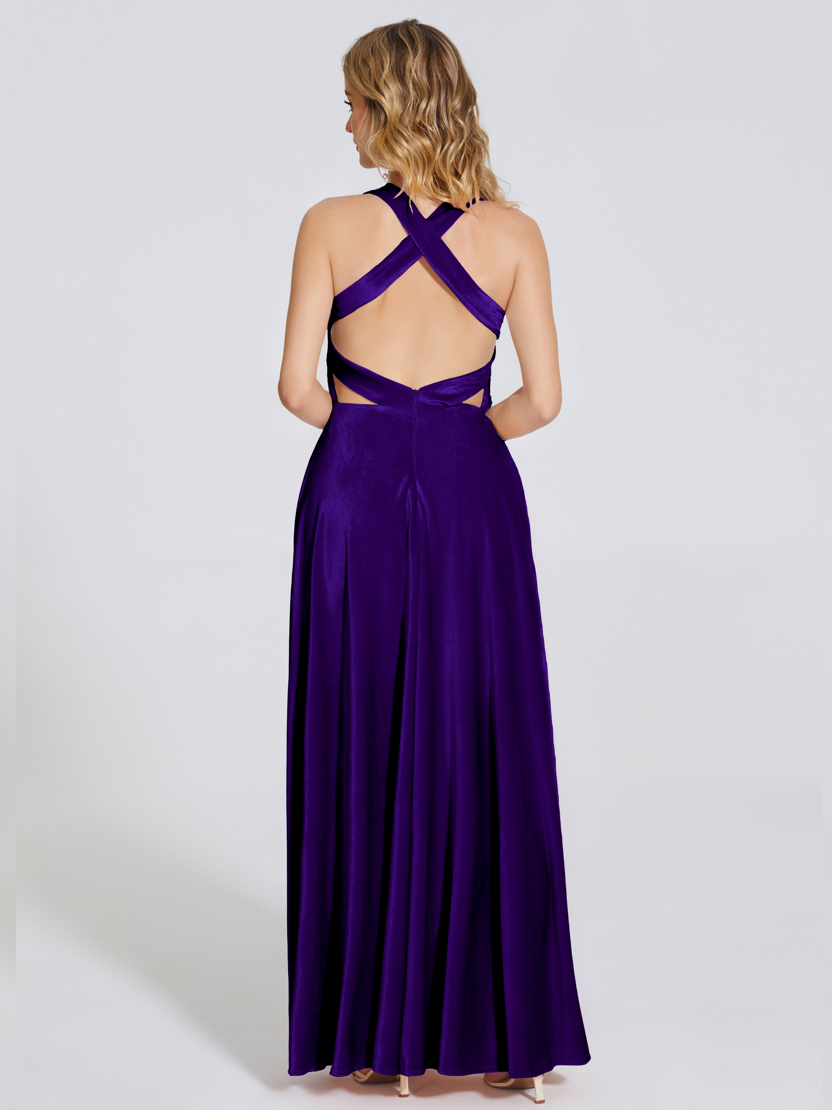 Brooklynn Straps Velvet Bridesmaid Dress With Empire Waist