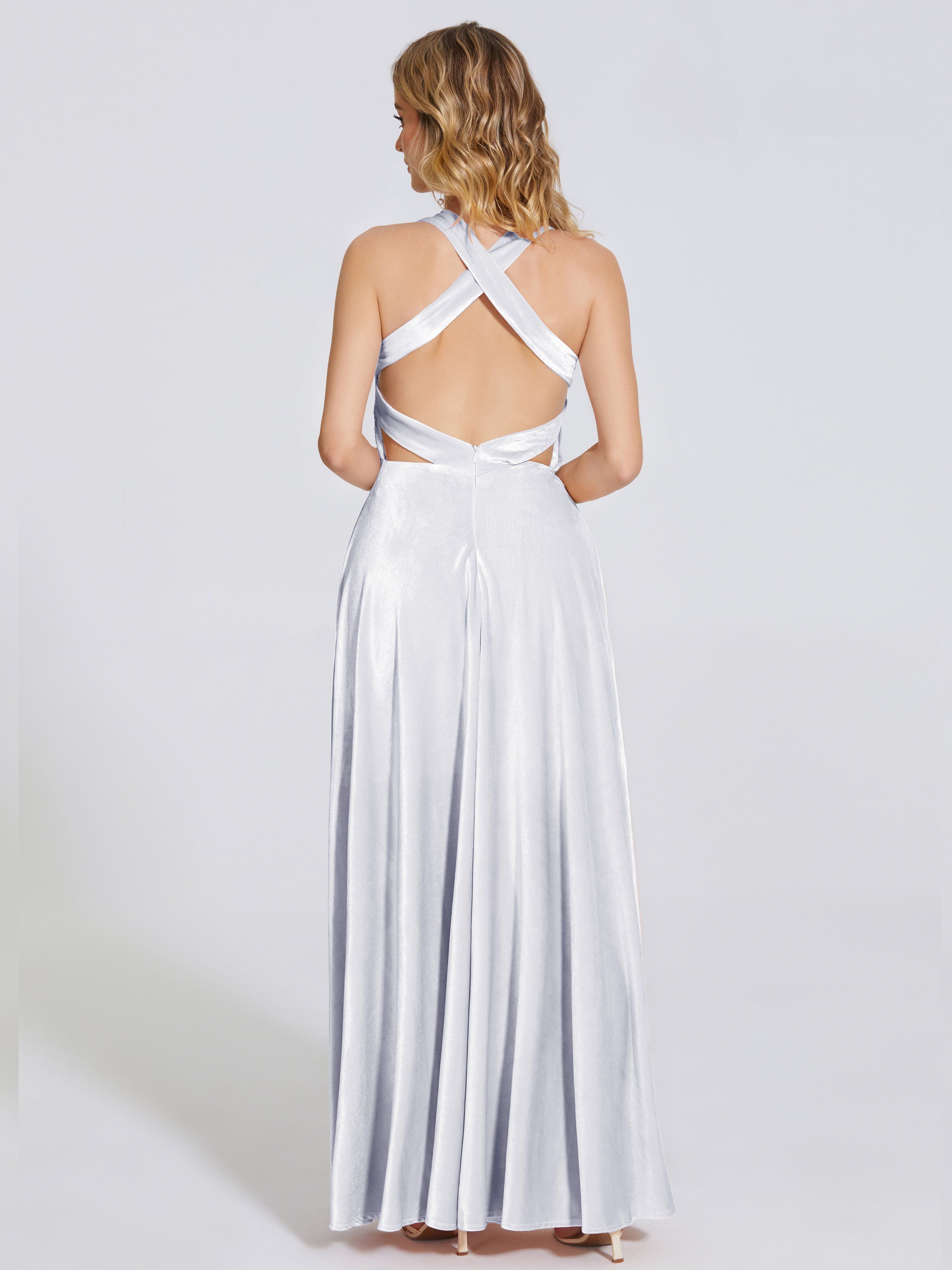 Brooklynn Straps Velvet Bridesmaid Dress With Empire Waist