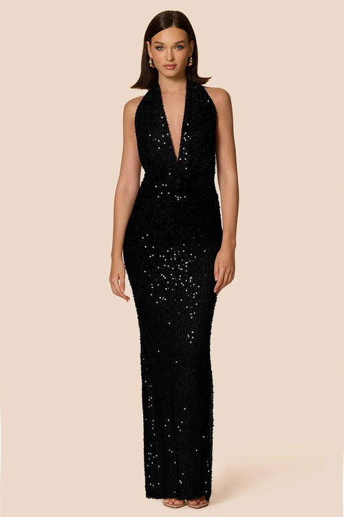 Nookie Suri Gown - Black