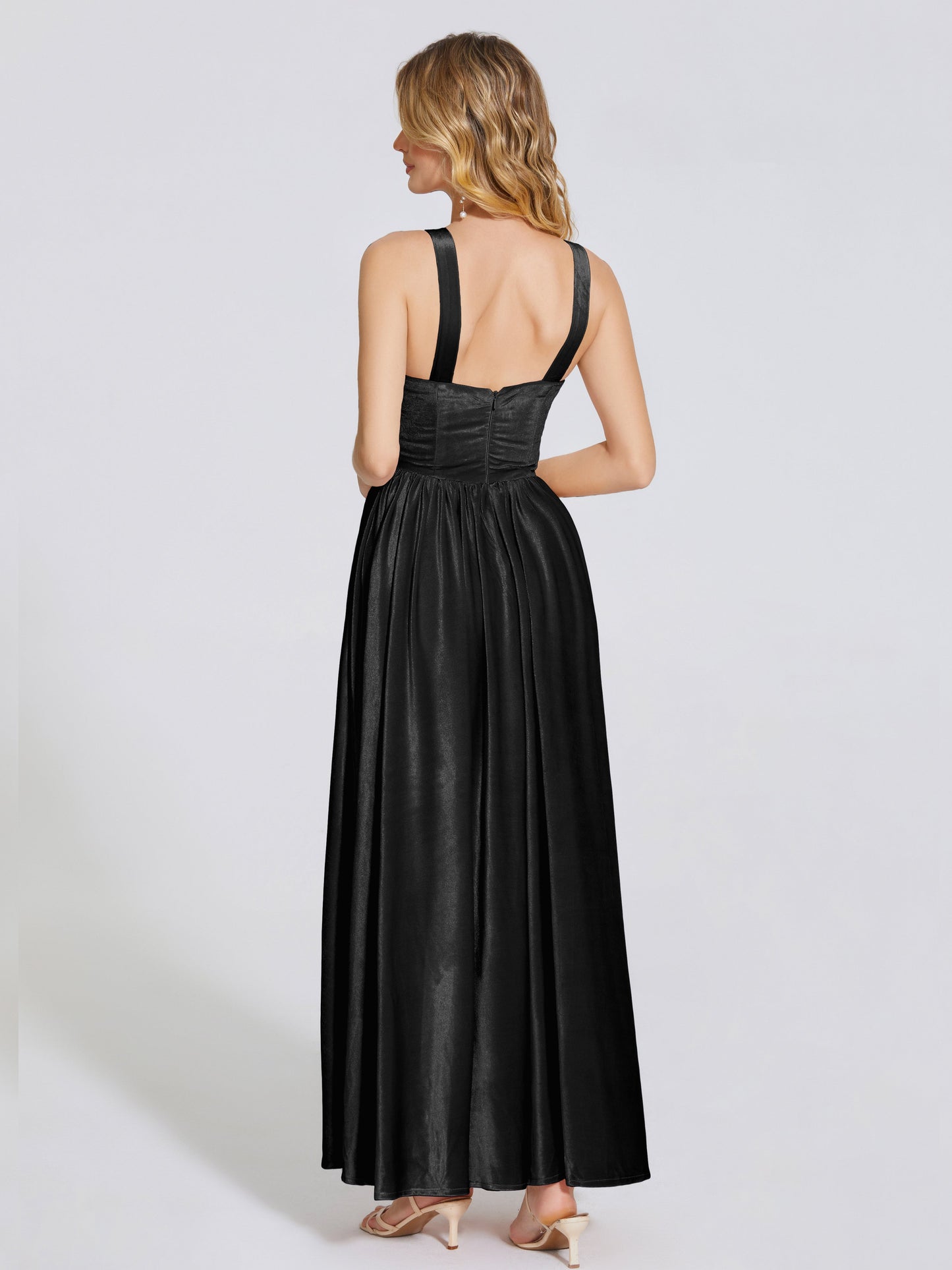 Brynlee Sweetheart Velvet A-line Bridesmaid Dress