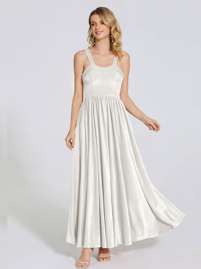 Brynlee Sweetheart Velvet A-line Bridesmaid Dress