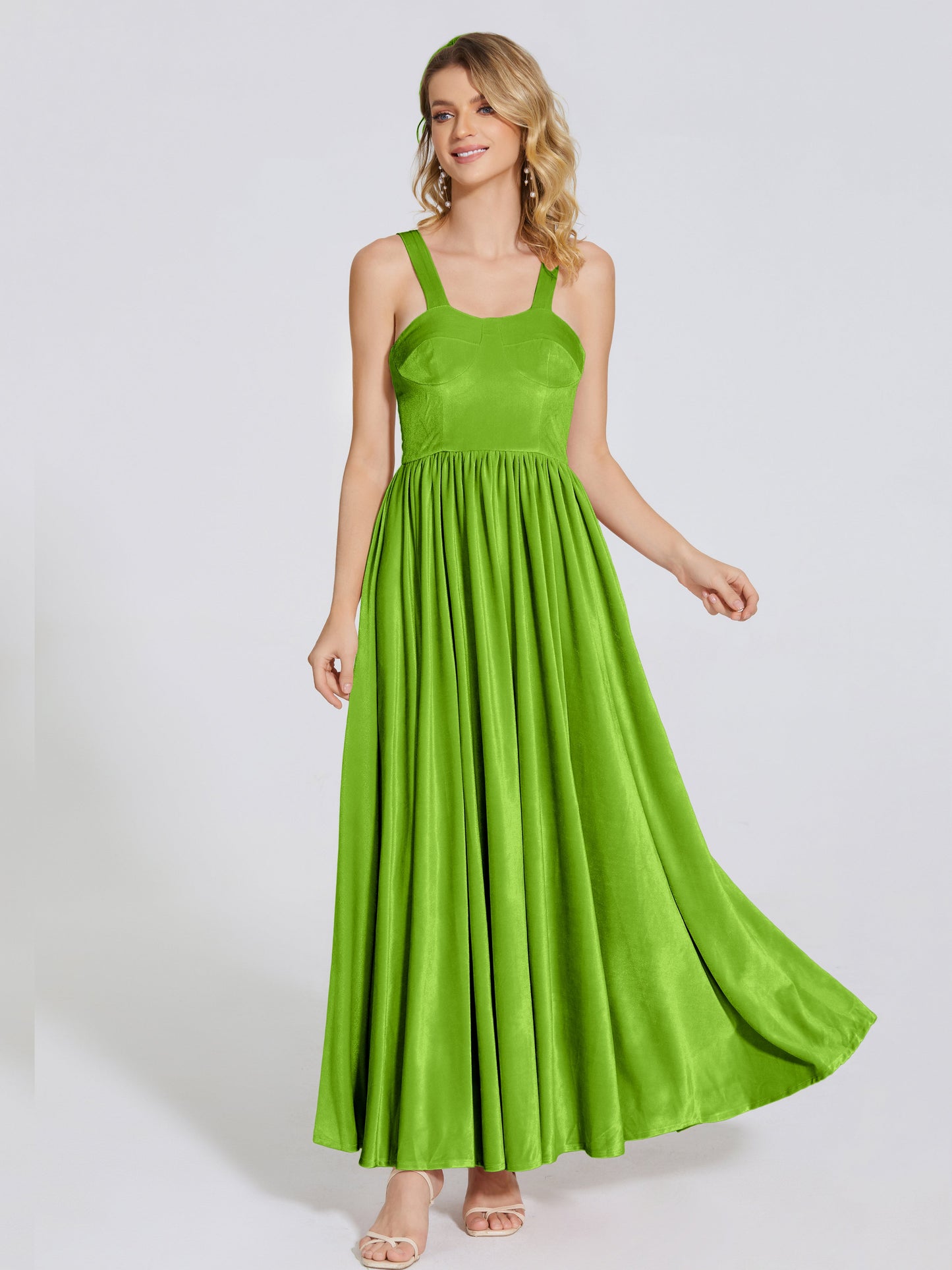 Brynlee Sweetheart Velvet A-line Bridesmaid Dress