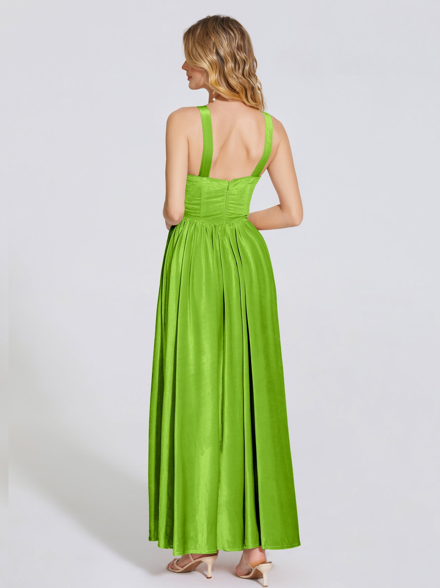 Brynlee Sweetheart Velvet A-line Bridesmaid Dress