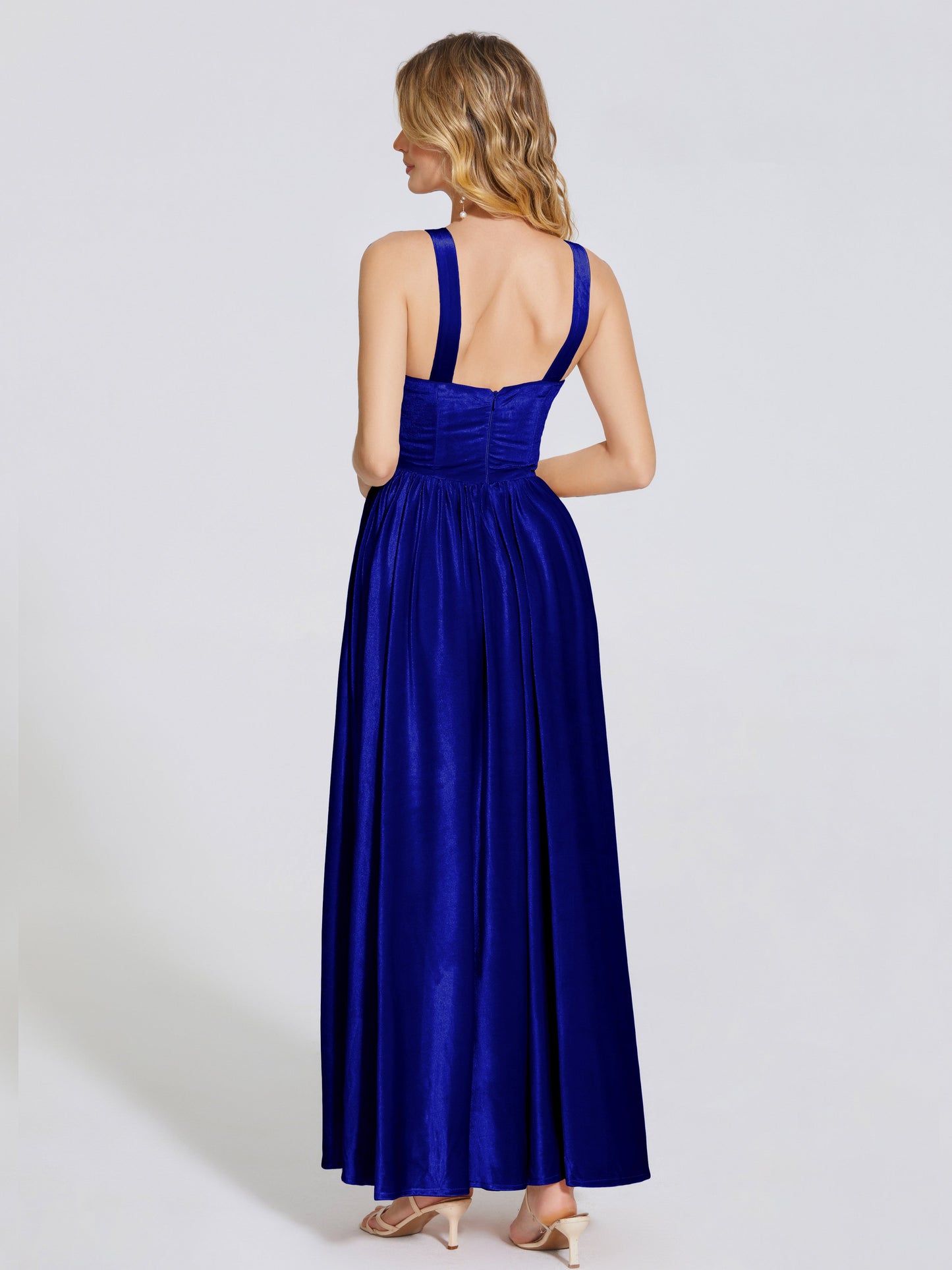 Brynlee Sweetheart Velvet A-line Bridesmaid Dress